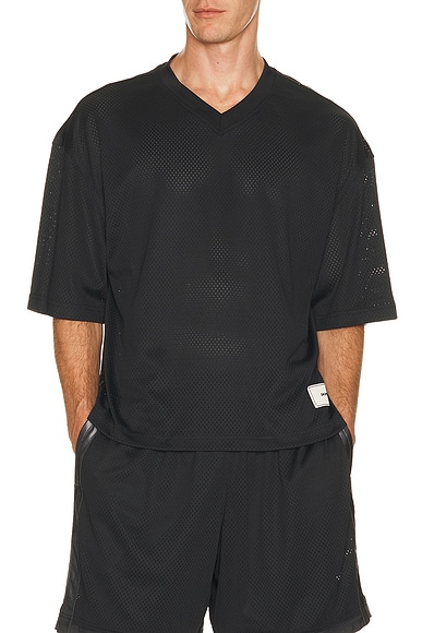 V-Neck Cropped Jersey