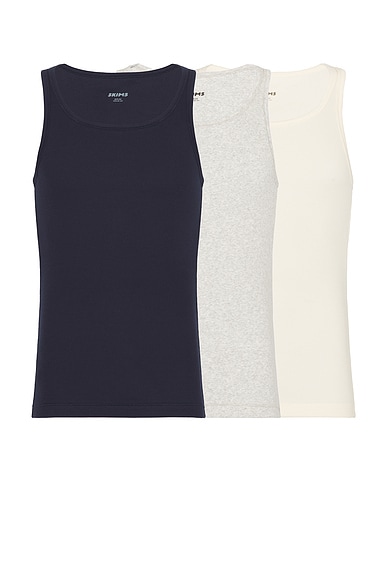 Cotton Rib Tank 3-Pack