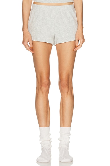 Cotton Rib Loose Short