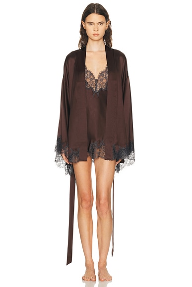 Silk Lace Robe
