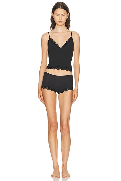 Fits Everybody Lace Triangle Cami & Boyshort Set