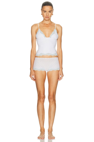 Fits Everybody Lace Triangle Cami & Boyshort Set