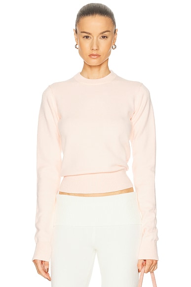 Wool Cashmere Crewneck Sweater