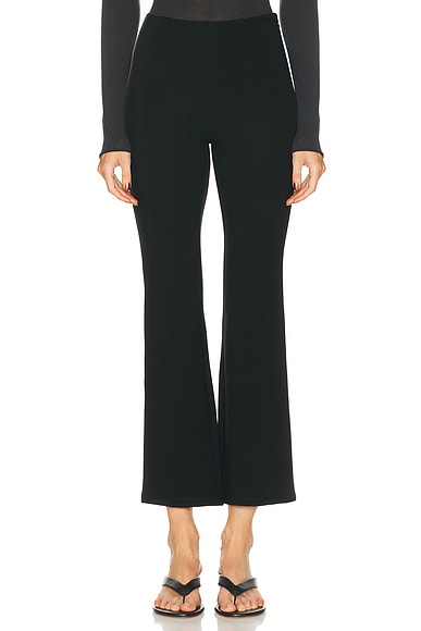Essentials High Waist Cropped Kick Flare Pant