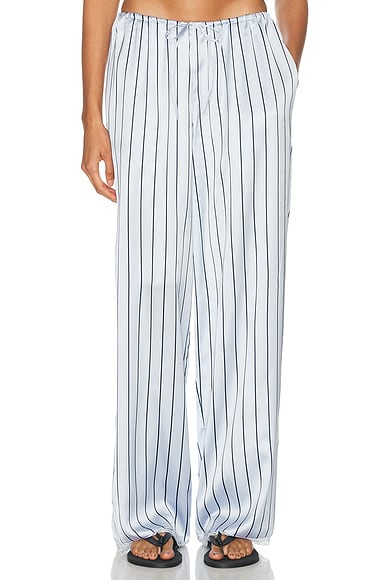 Woven Shine Sleep Lace Pant