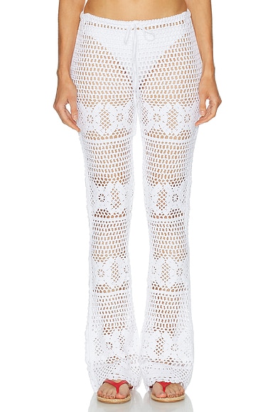 Crochet Swim Skinny Flare Pant