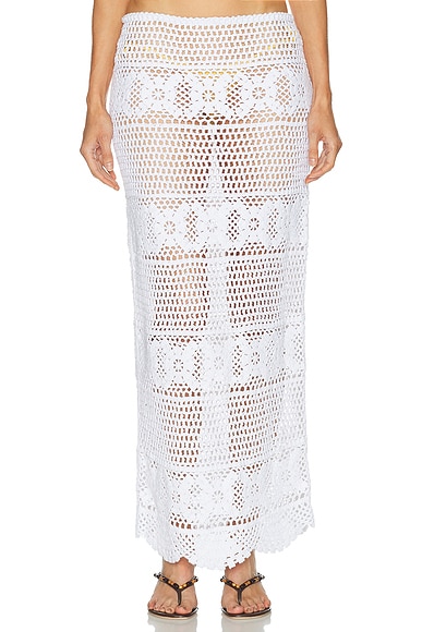 Crochet Swim Long Skirt