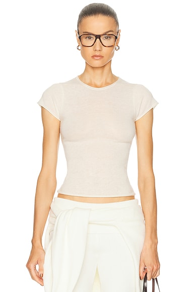 Sheer Cashmere T-Shirt