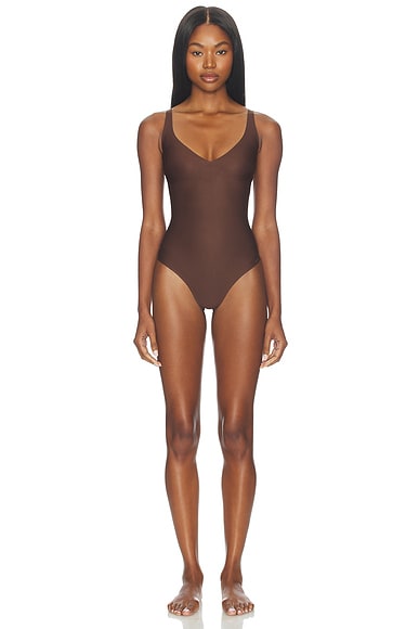 Core Sculpt Plunge Bodysuit