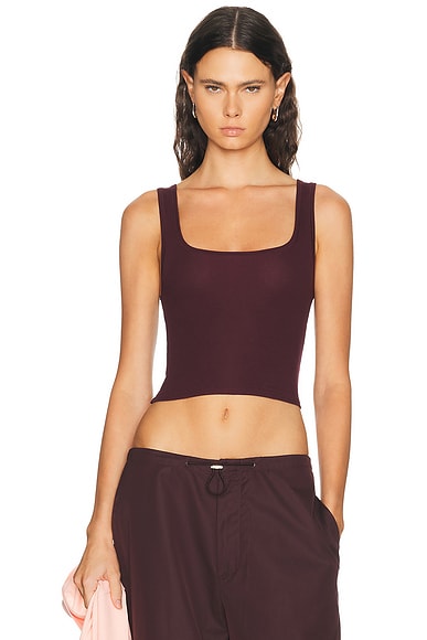 Cotton Rib Tank Top