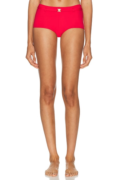 Iconic Swim Belted Boyshort Bikini Bottom