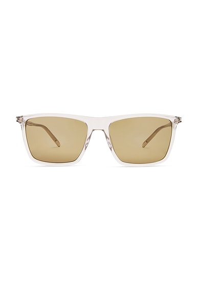 Saint Laurent SL 668 Sunglasses in Beige & Brown