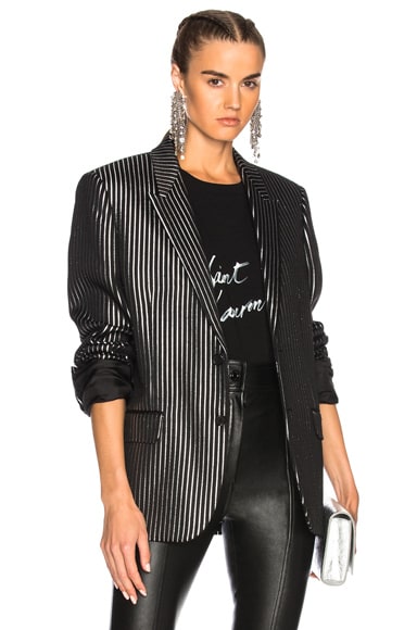 Striped Tuxedo Jacket