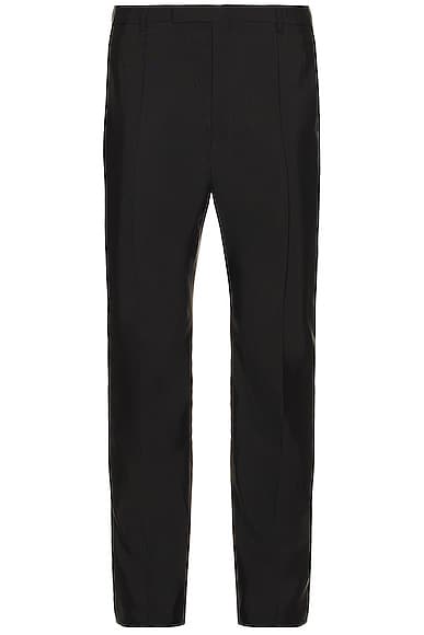 Saint Laurent Pantalons Taille Hau in Noir