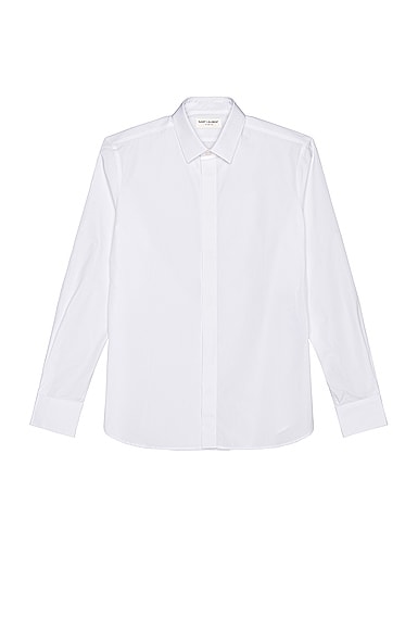 Saint Laurent Classic Yves Shirt in White