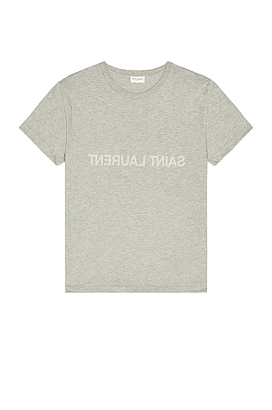 Saint Laurent Reverse T-Shirt in Grey