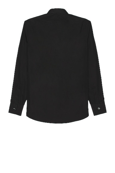 Shop Saint Laurent Dress Shirt In Noir