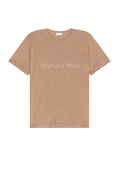 T-shirt in Taupe