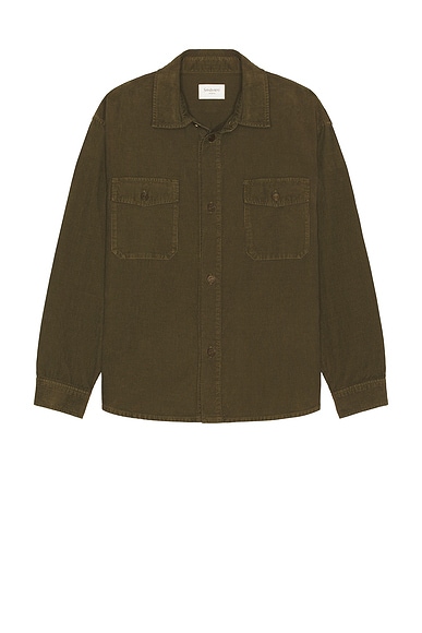 Saint Laurent Shirt in Hunting Kaki