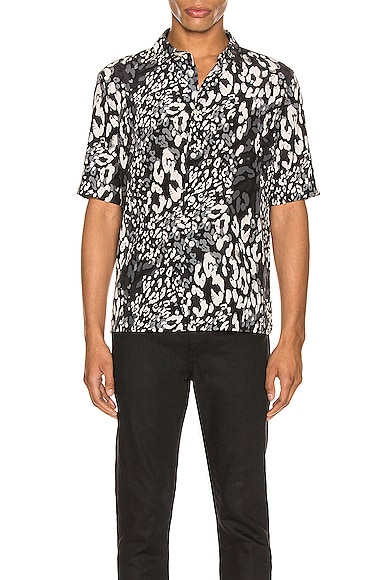 SAINT LAURENT Short Sleeve Shirt,SLAU-MS99