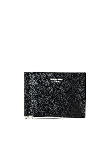 Saint Laurent YSL Wallet in Black