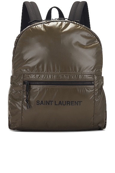 Saint Laurent Nuxx Backpack in Army