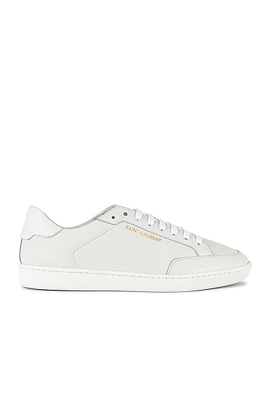 Saint Laurent SL /10 Low Top Sneaker in White