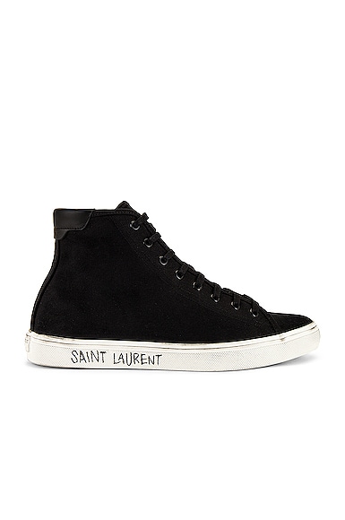 Saint Laurent Malibu Sneaker in Black