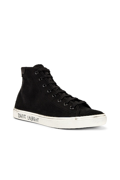 Shop Saint Laurent Malibu Sneaker In Black