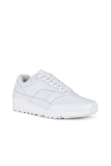Shop Saint Laurent Cin Sneaker In Blanc Optique & Bianco