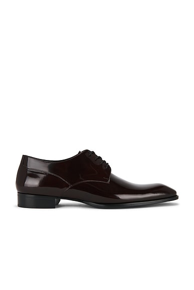 Saint Laurent Stanton Derby in Helios Bordeaux