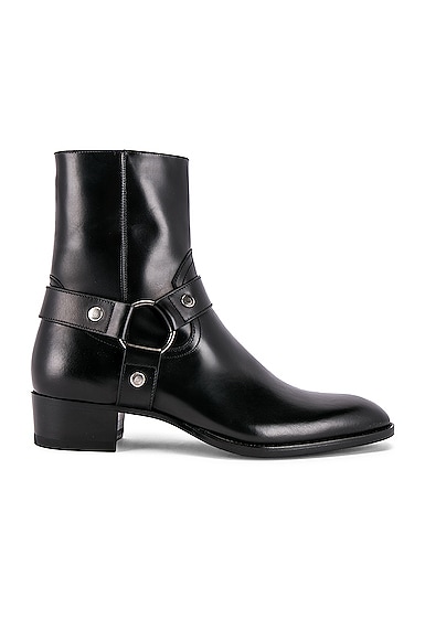 Wyatt Leather Harness Boots