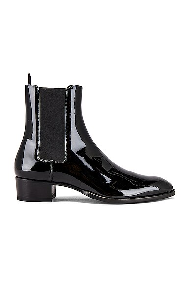 SAINT LAURENT LEATHER BOOTS,SLAU-MZ94