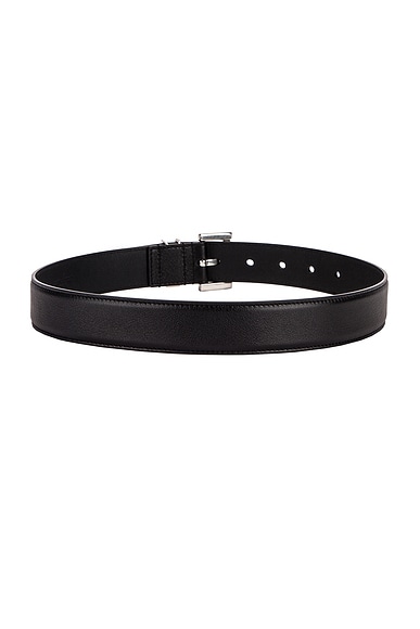 Saint Laurent Monogramme Belt In Nero