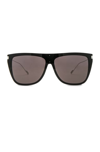 Bold Oversized Flat-Top Sunglasses