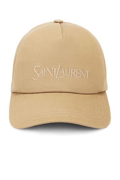 Saint Laurent Vintage Cap in Beige