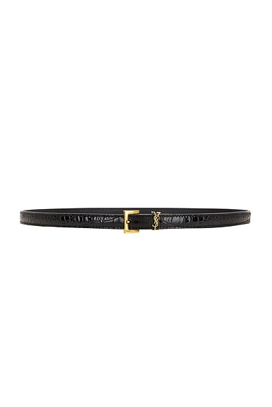 Cassandre Thin Leather Belt