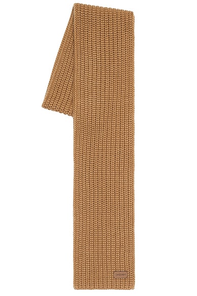 Saint Laurent Cashmere Scarf in Beige