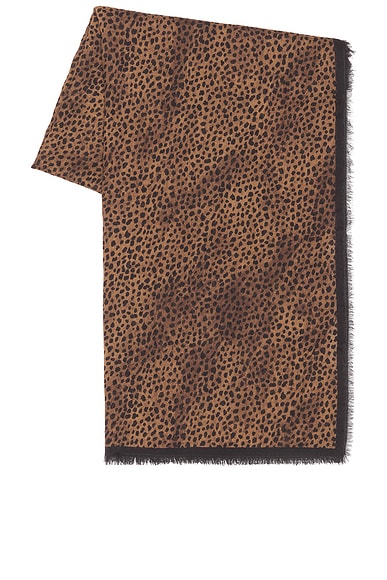 Leopard Grand Carre Scarf