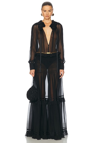 Sheer Maxi Dress