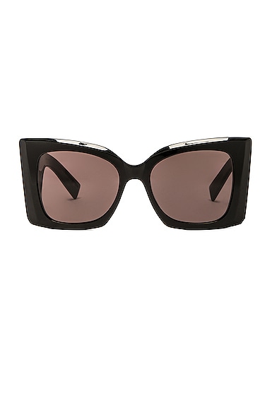 Saint Laurent Blaze Sunglasses in Black