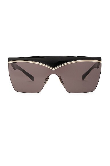 Saint Laurent SL 614 Mask Sunglasses in Black