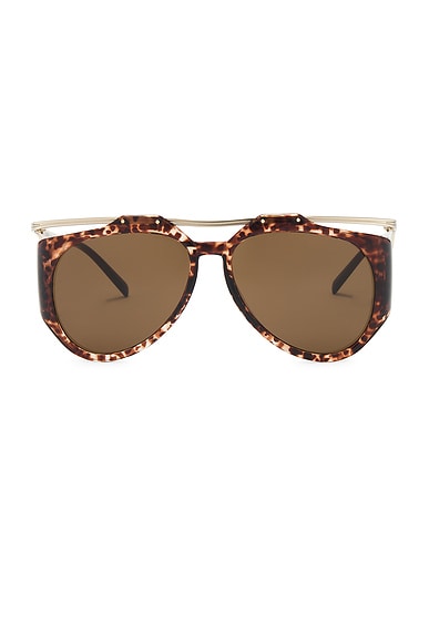 SL M137 Amelia Sunglasses in Brown