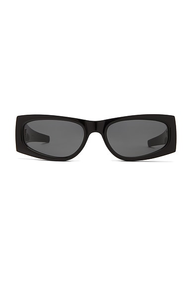 Saint Laurent Rectangle Sunglasses in Black