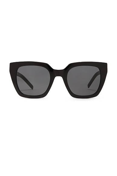 Saint Laurent Cat Eye Sunglasses in Black