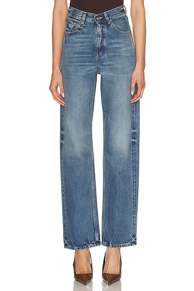 V-Waist Baggy Wide Leg
