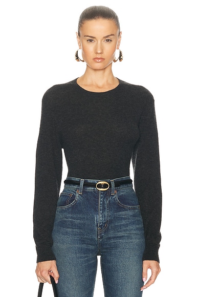 Veronica Beard Adler Mixed Media Sweater in Black Multi FWRD