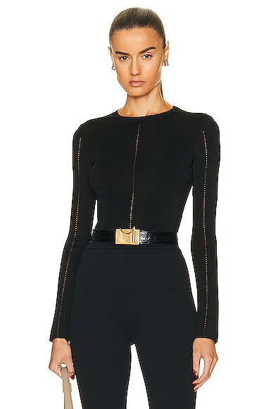Saint Laurent - Woman - Grey - Sweater
