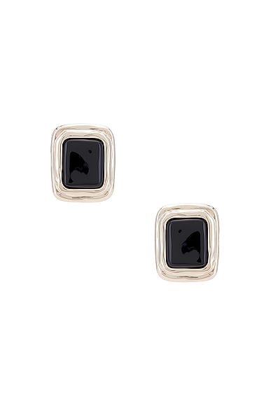 Square Cabochon Earrings