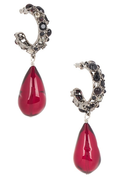 YSL Fetiche Hoop & Drop Earrings